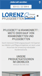 Mobile Screenshot of lorenz-pflegebetten.at